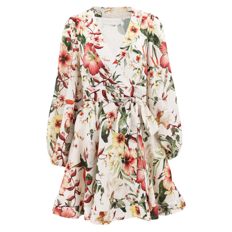 Lexi Short Wrap Dress image number null