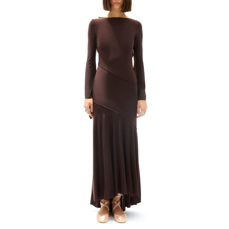 siedrs exclusive alin open-back jersey maxi dress SIEDRES Alin Open-Back Jersey Maxi Dress by Siedres