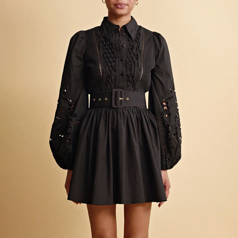 Poplin Mini Dress image number null