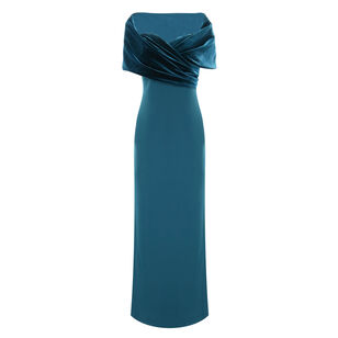 Velvet Drape Gown