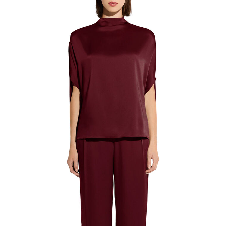 Satin Cape Tee image number null