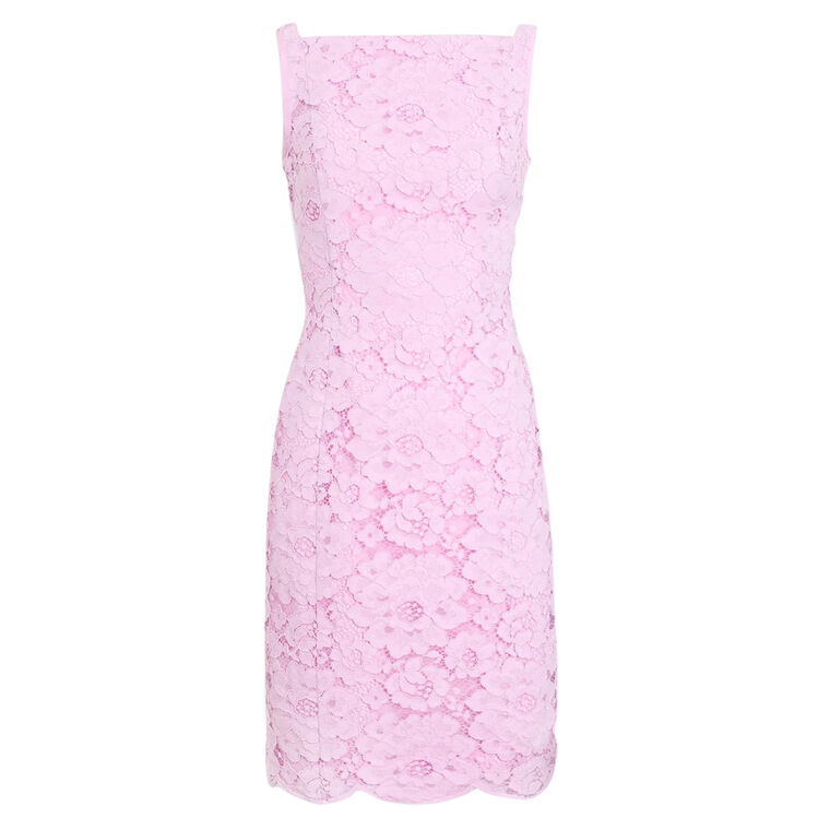 Sleeveless Lace Sheath Dress image number null