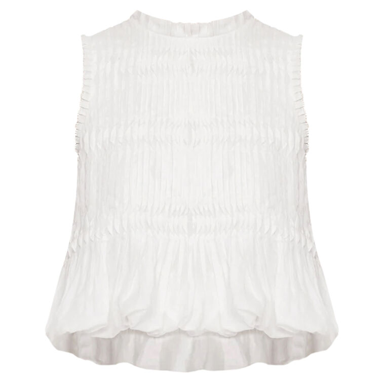 Zora Bubble Hem Tank Top image number null