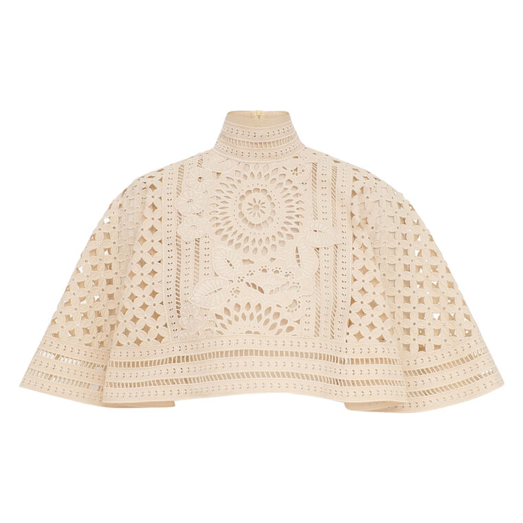 Indra Embroidered Cape image number null