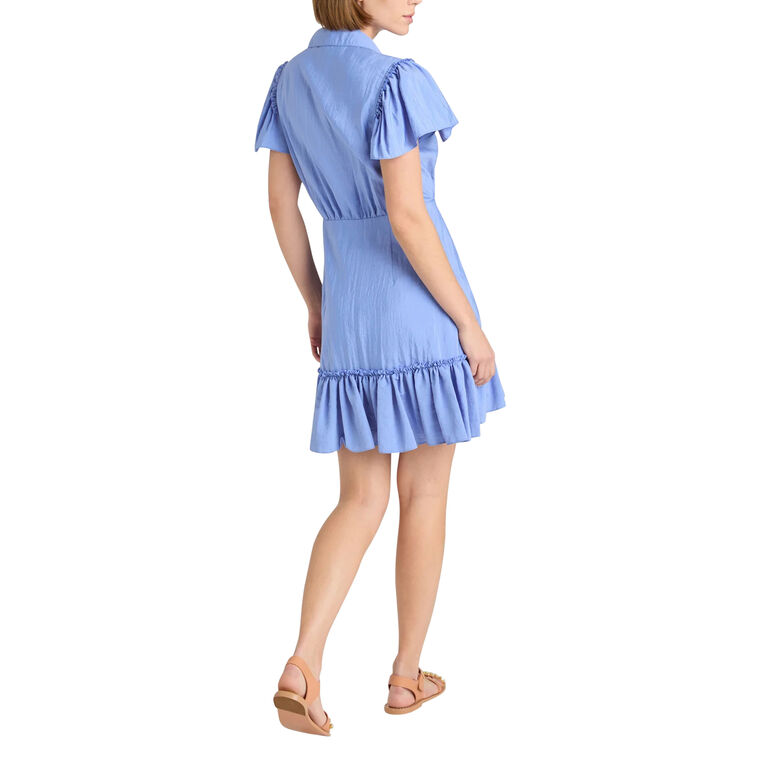 Mini Lila Short Sleeve Wrap Dress image number null