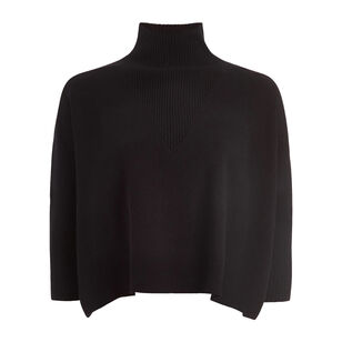Claudie Mock Neck Popover Sweater