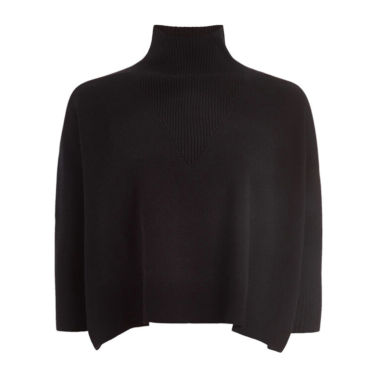Claudie Mock Neck Popover Sweater image number null