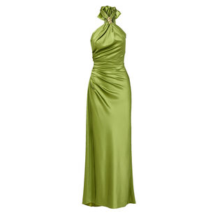 Izaren Halterneck Maxi Dress