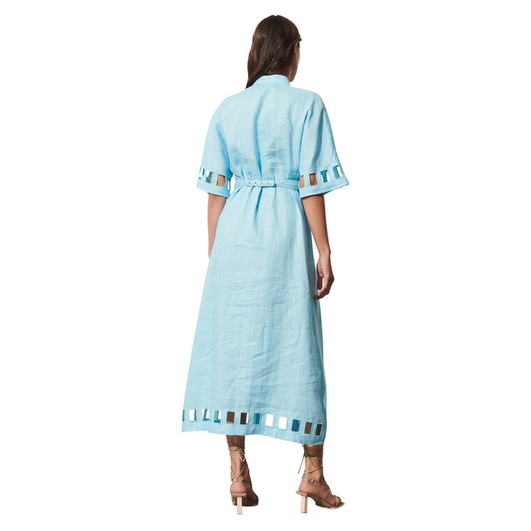 Adaline Belted Midi Dress image number null