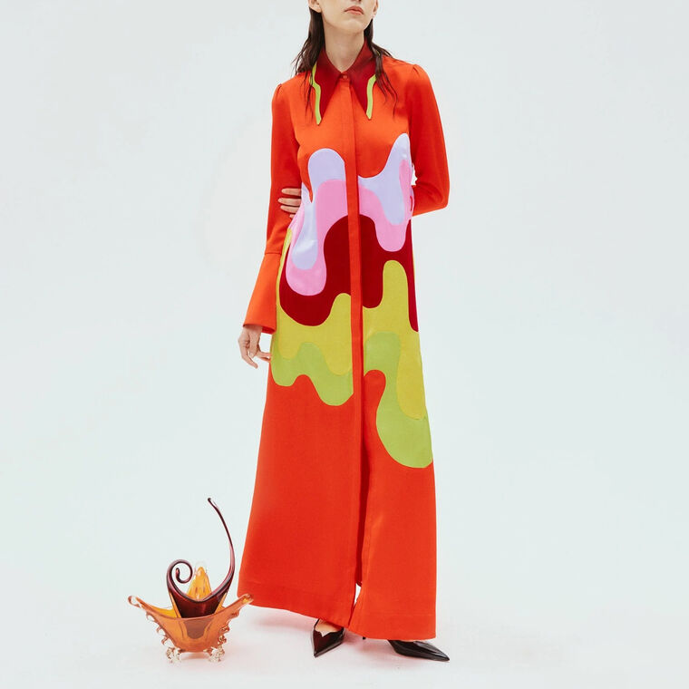 The Five Maxi Shirtdress image number null