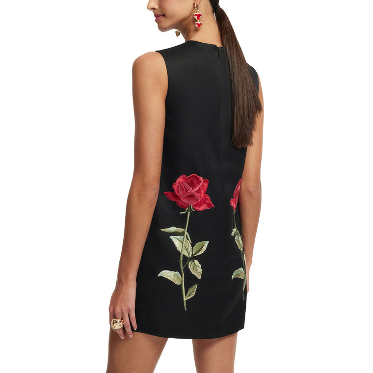 Yvonne Sleeveless Embroidered Mini Dress image number null