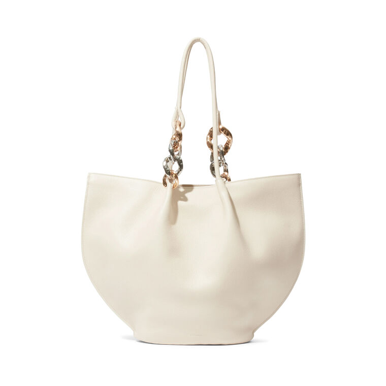 Arlo Chain Pebble Leather Tote image number null