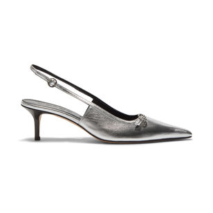 Saba Leather Pointed Toe Slingback Pump
