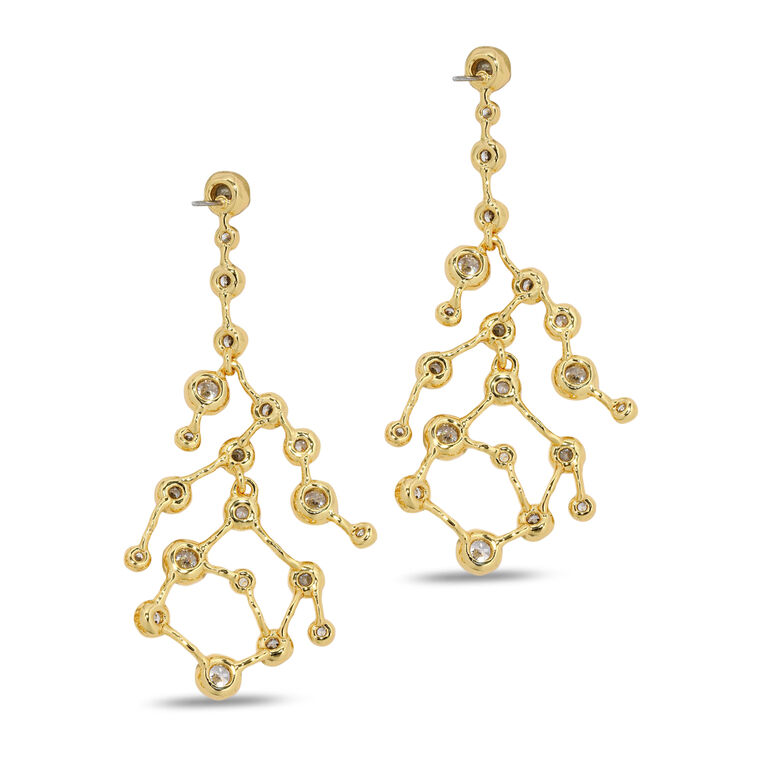 Asterales Gold Celestial Earrings image number null
