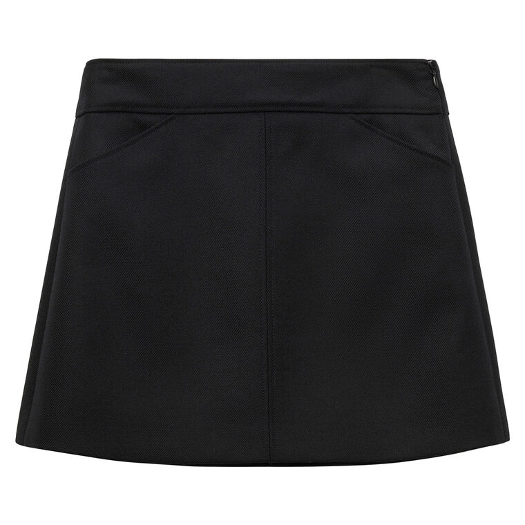 Striking Coolness Wool Mini Skirt image number null