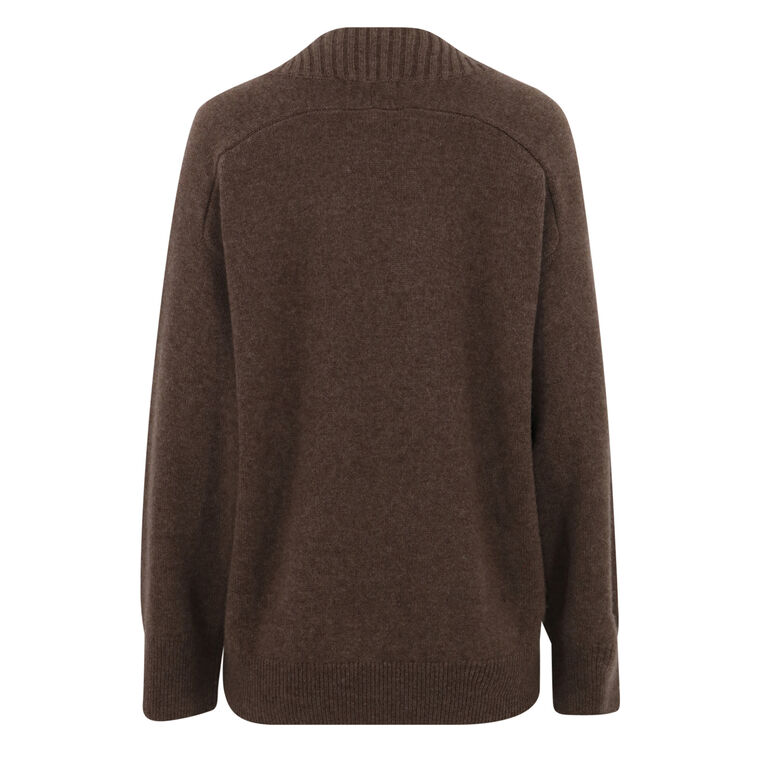 Sage Deep V-Neck Sweater image number null