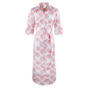 Alex Peacock Print Shirt Dress
