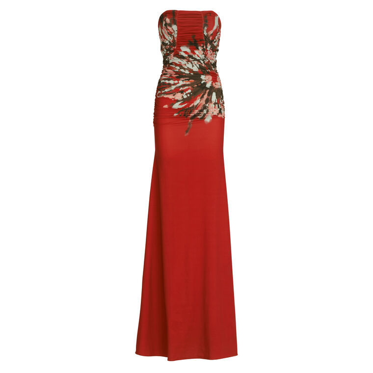 Collins Strapless Column Maxi Dress image number null