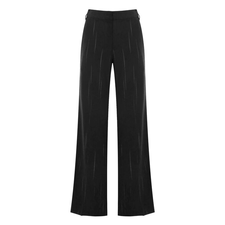 Isaac Viscose Suiting Flared Pant image number null