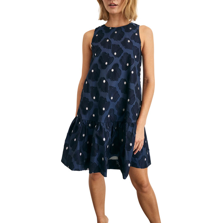 Jessie Sleeveless Flounce Mini Dress image number null