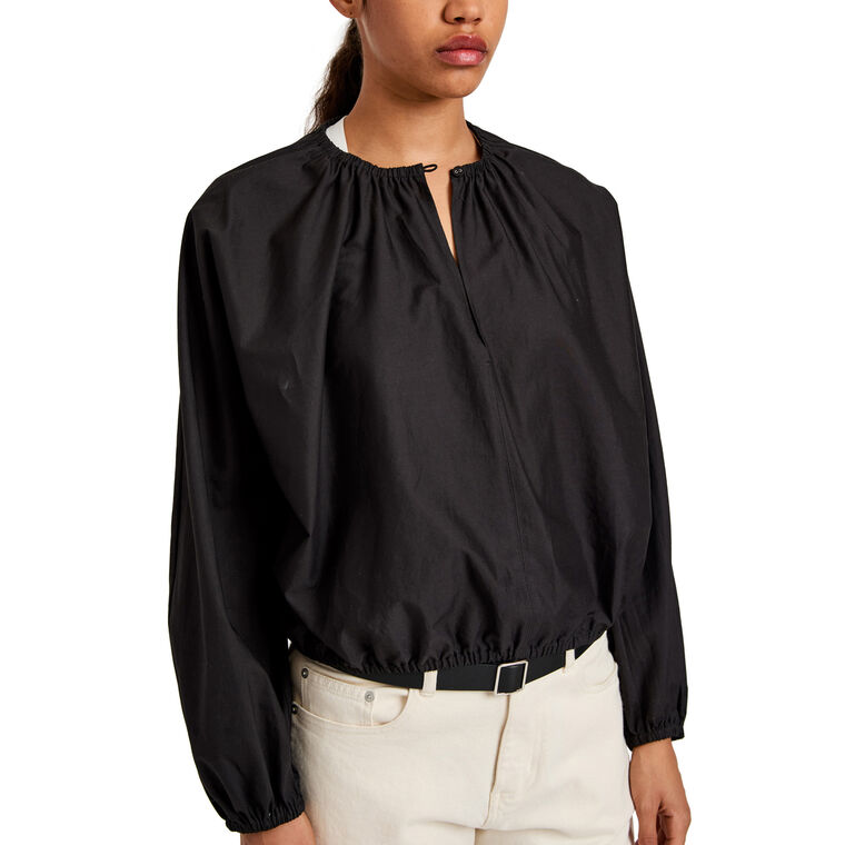 Wendy Long Sleeve Top In Tech Poplin image number null