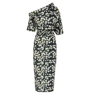 Bowery Buttercups Off-The-Shoulder Dress