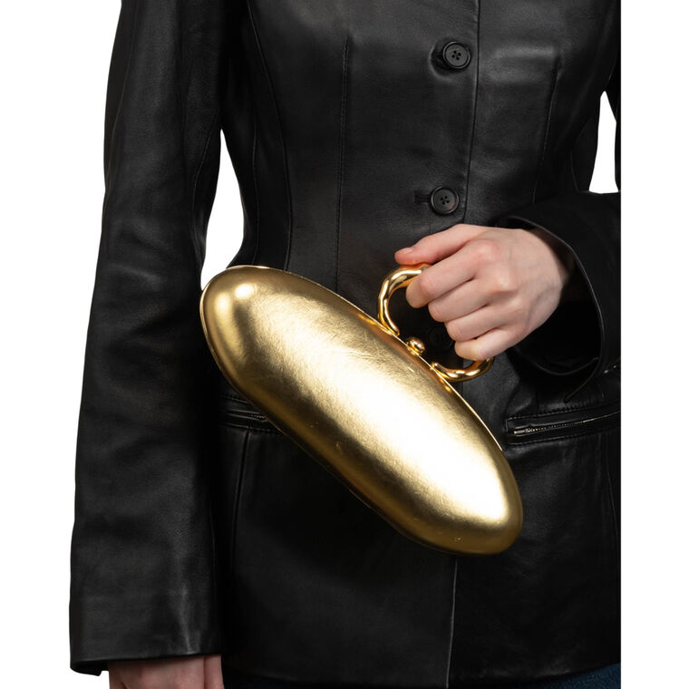 Molten Gold Bullet Minaudiere image number null