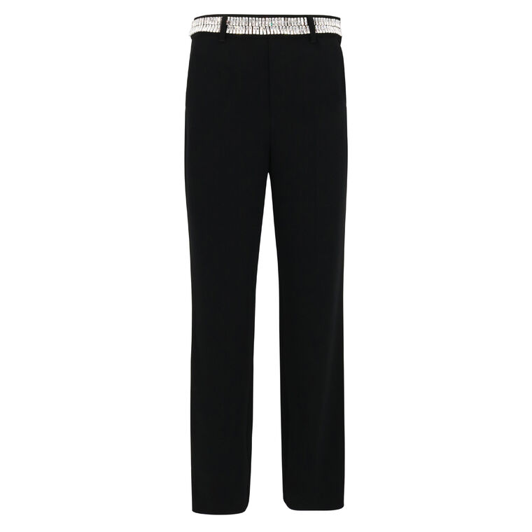 Stacked Jewelry Embroidered Pants image number null
