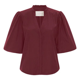 Marla Puff Sleeve V-Neck Shirt
