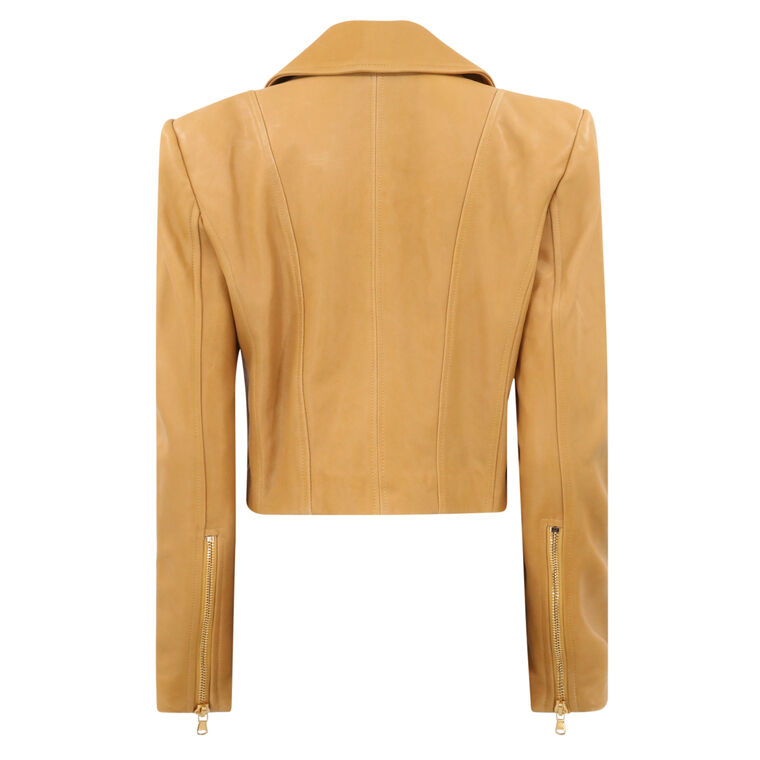 Lamar Leather Moto Jacket image number null