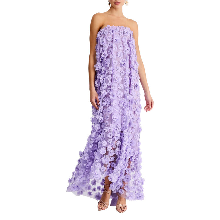 Athena Floral Maxi Gown image number null