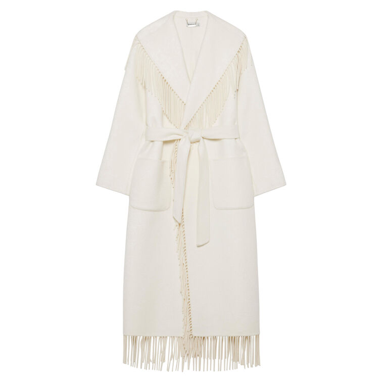 Carrie Fringe Robe Coat image number null