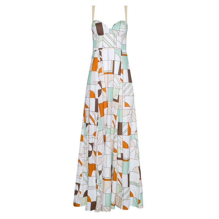 Sutton Beaded Strap Maxi Dress image number null