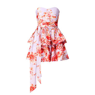Elina Strapless A-Line Mini Dress