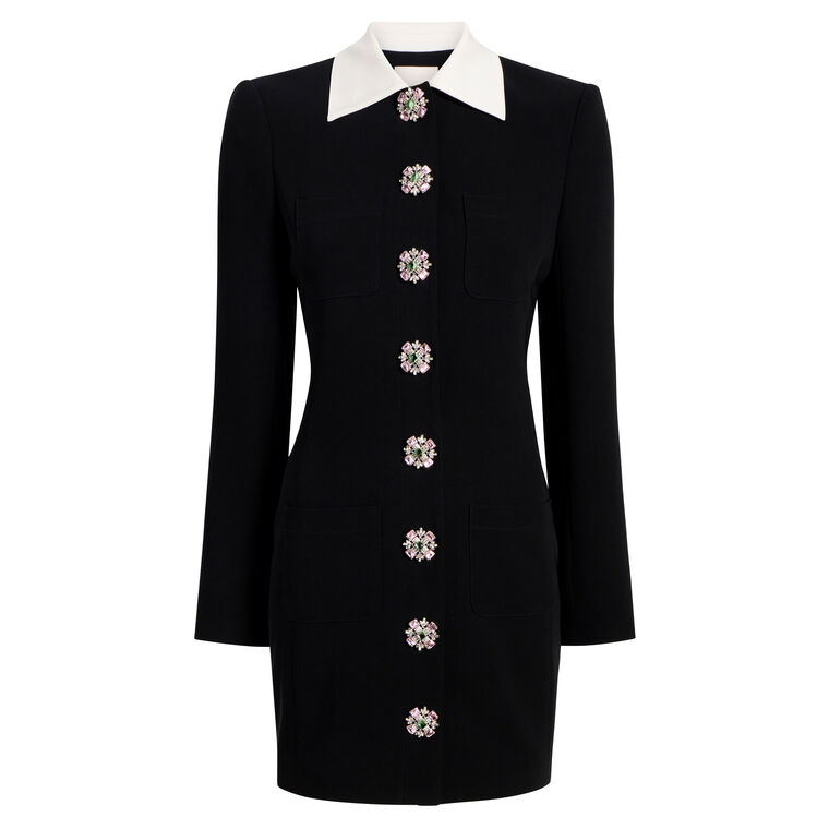 Sheryl Long Sleeve Collared Mini Dress image number null
