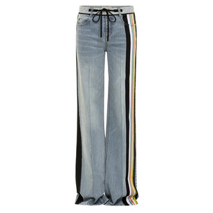 Karsh Drawstring Boyfriend Jeans