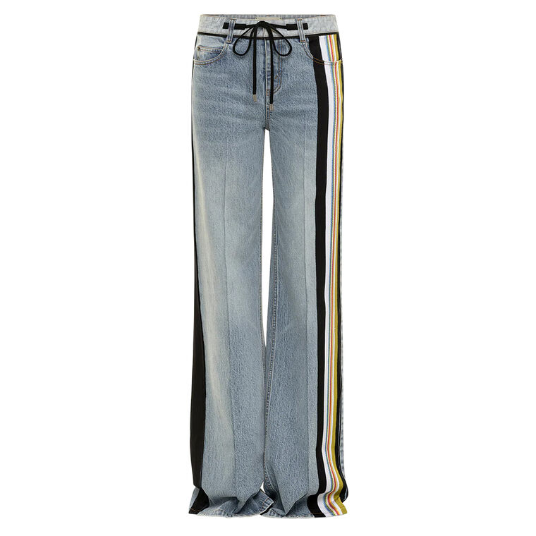 Karsh Drawstring Boyfriend Jeans image number null