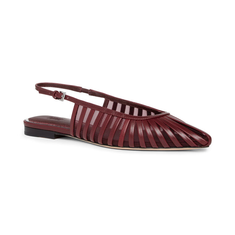 Tera Caged Slingback Flat image number null