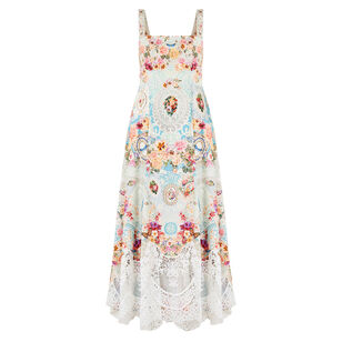 Sleeveless Fit And Flare Maxi Dress