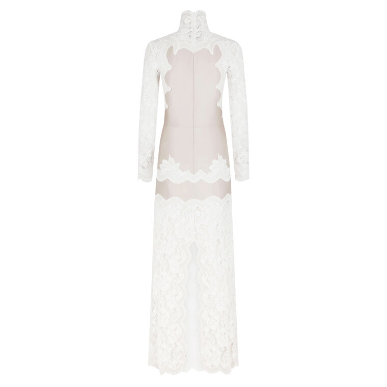 Long Sleeve Lace Maxi Dress image number null