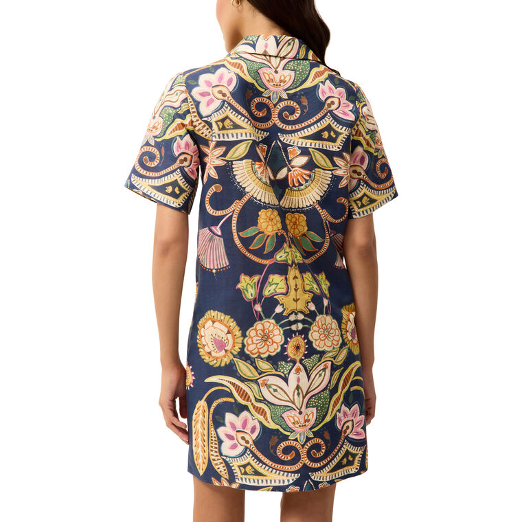 Dede Collared Short Sleeve Mini Dress image number null
