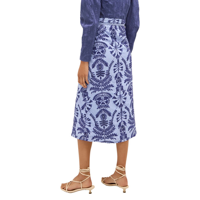 Sandra Midi Wrap Skirt image number null