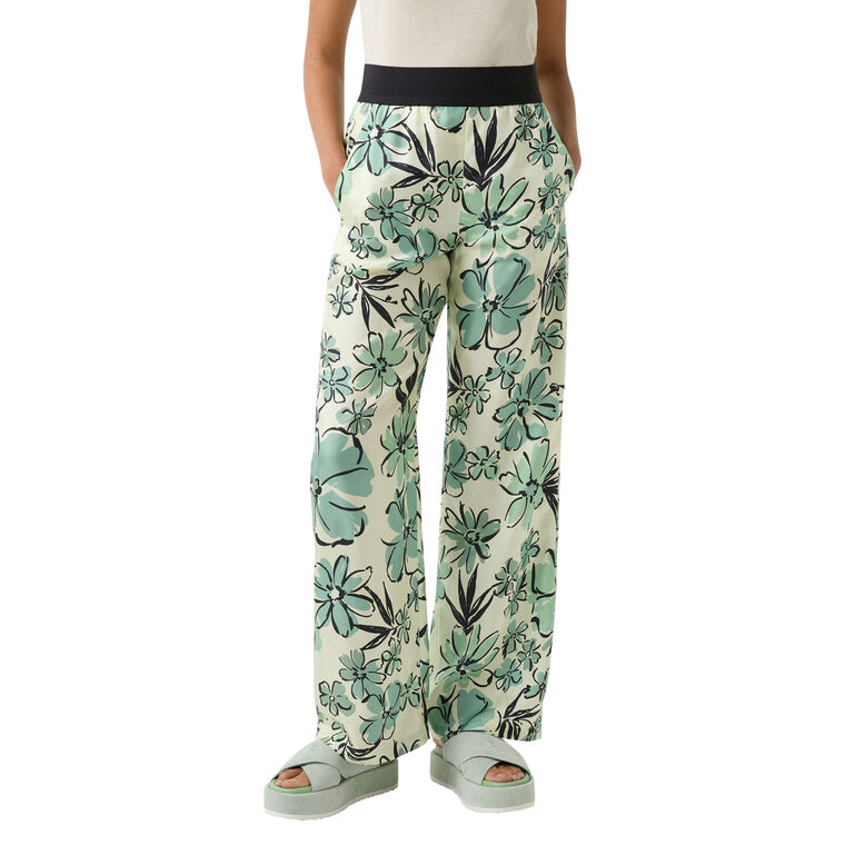 Jacky Printed Silk Pant image number null