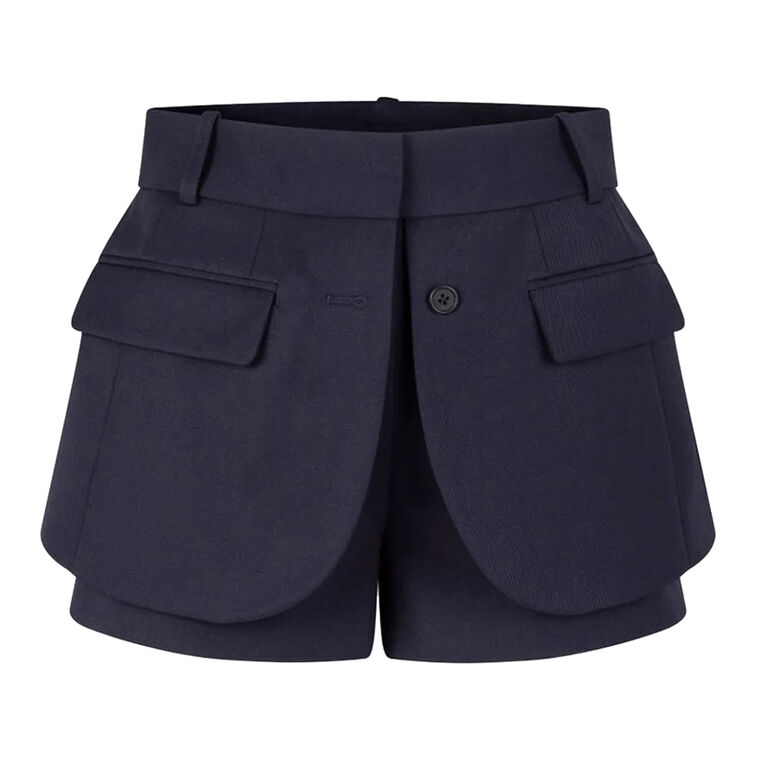 Jacket Hem Shorts image number null