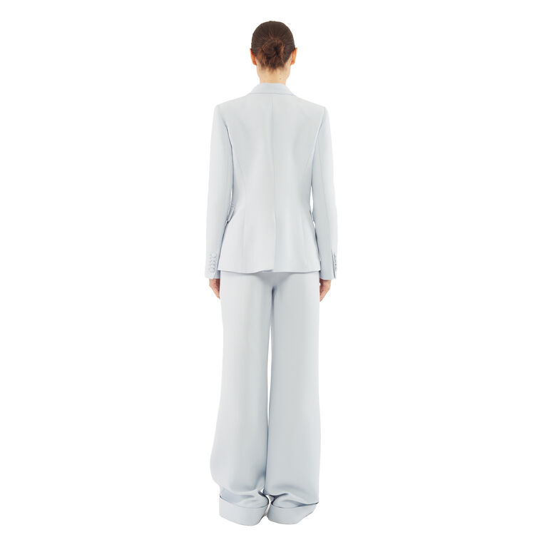 Deeda Tailored Wide-Leg Pant In Silk Wool image number null