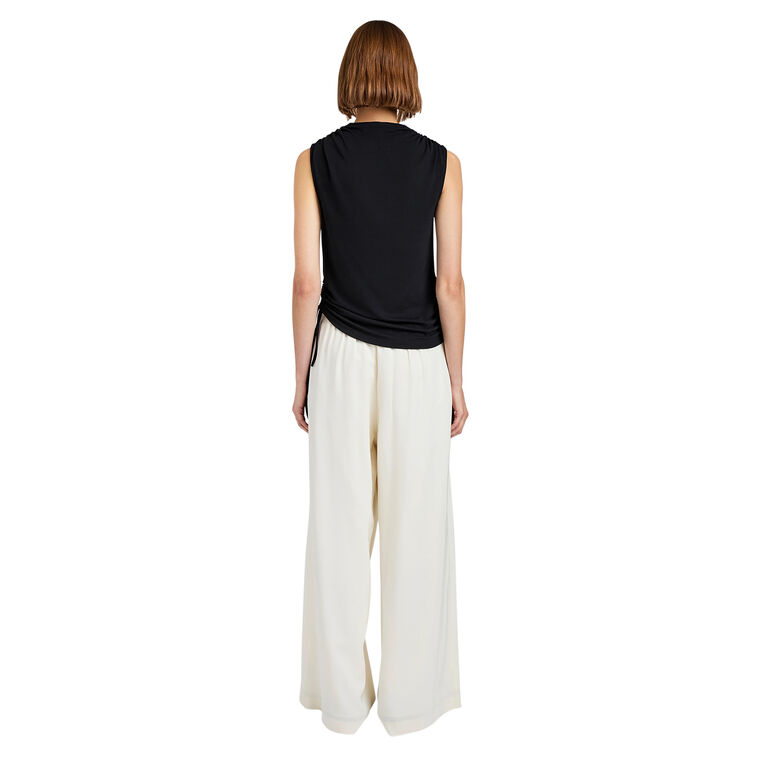 Elna Sleeveless Cowl Neck Top In Crepe Jersey image number null