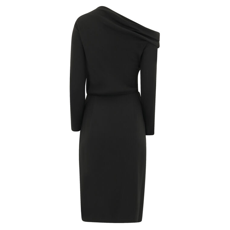 Asymmetrical Off The Shoulder Dress image number null