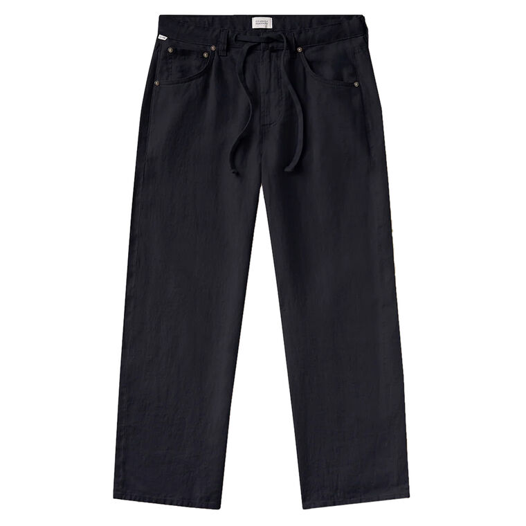 Brynn Drawstring Linen Trouser image number null