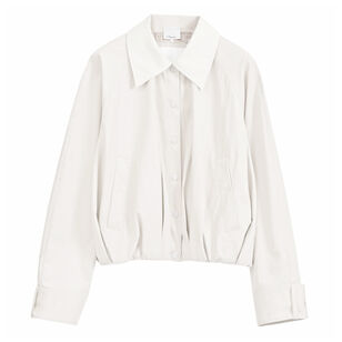 Snap Front Blouson Bomber Jacket