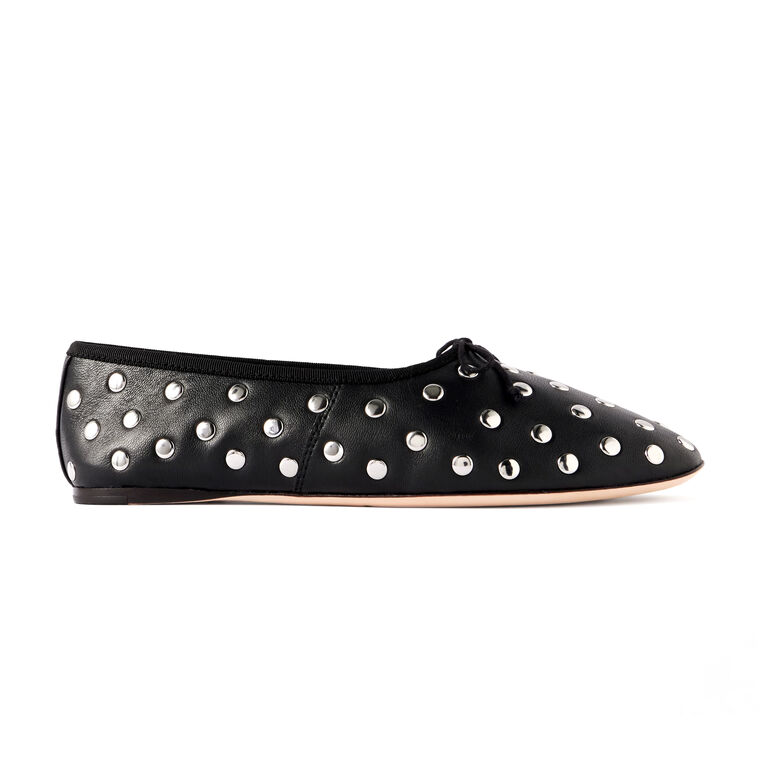 Landon Ballet Flat With Studs image number null